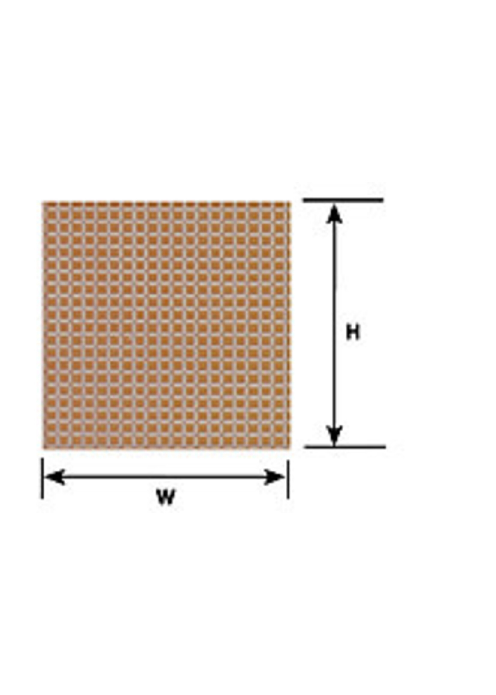Plastruct PLA91541 Square Tile Sheet