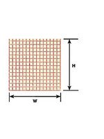 Plastruct PLA91543 Square Tile Sheet