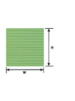 Plastruct PLA91550 Clapboard Siding Sheet