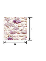 Plastruct PLA91559 1:35 Stone Wall Sheet