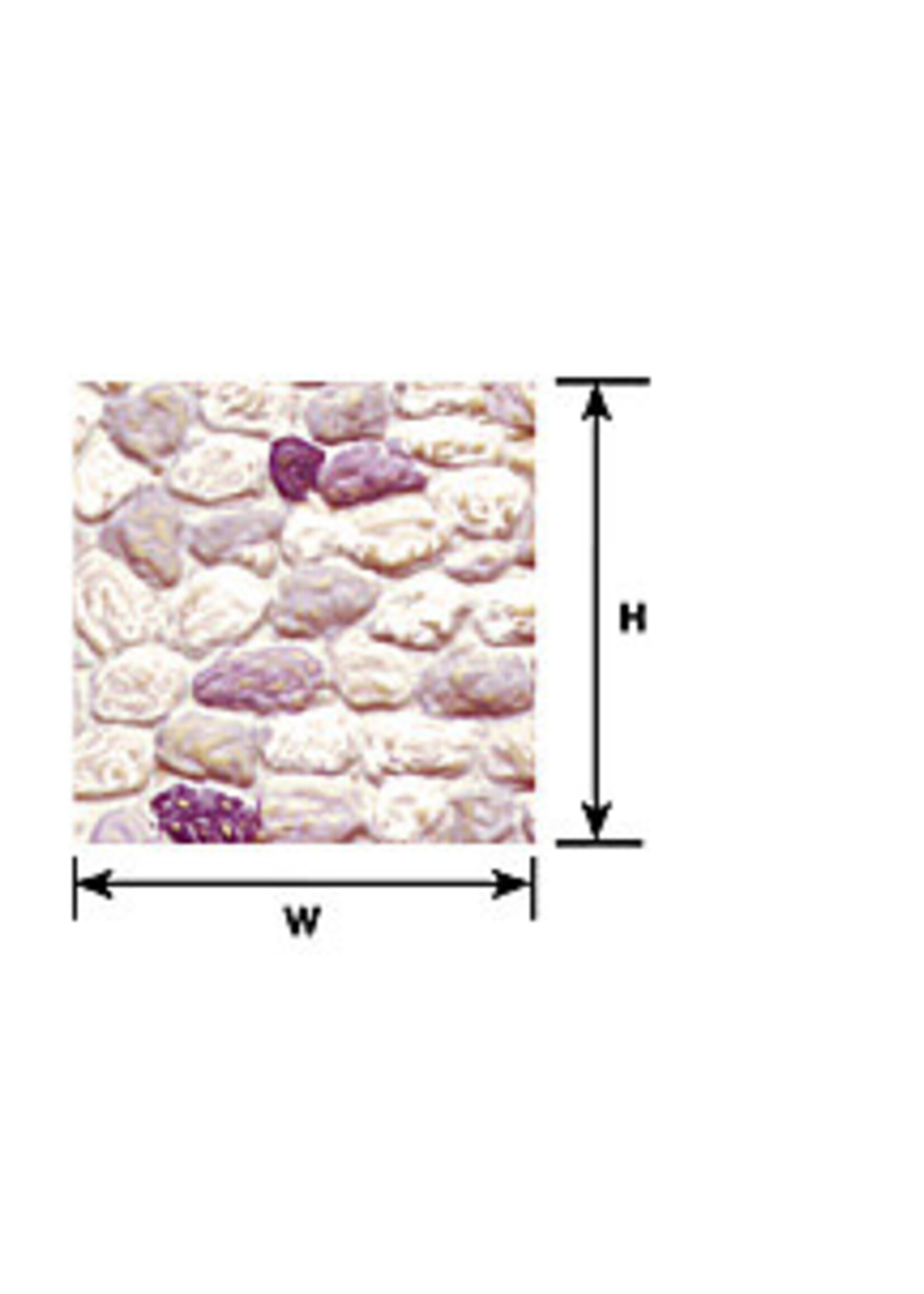 Plastruct PLA91559 1:35 Stone Wall Sheet