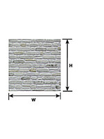 Plastruct PLA91560 Random Coursed Stone Sheet