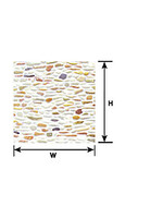 Plastruct PLA91563 Random Coursed Stone Sheet