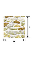 Plastruct PLA91564 Field Stone Sheet