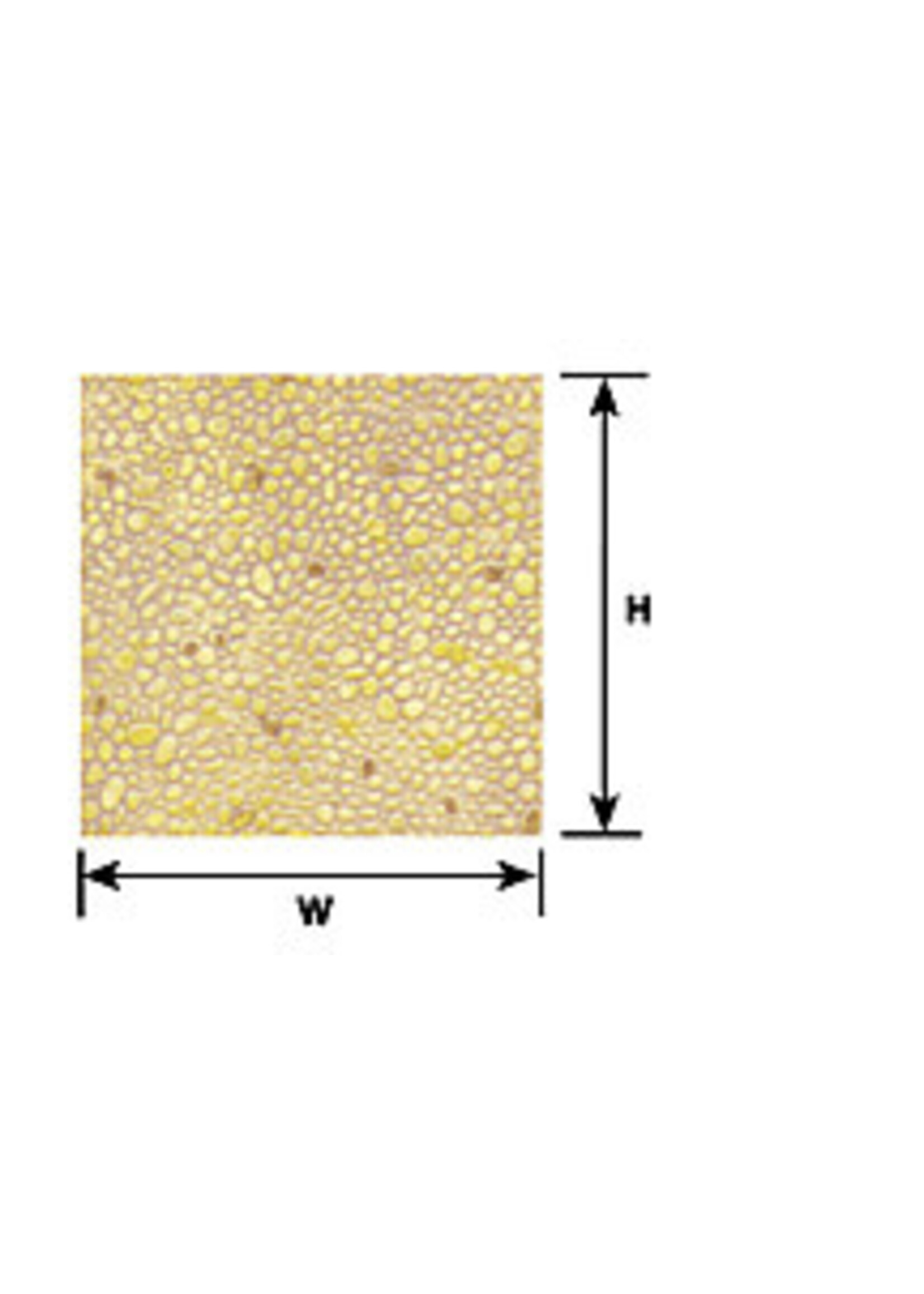 Plastruct PLA91584 Random Polished Stone Sheet