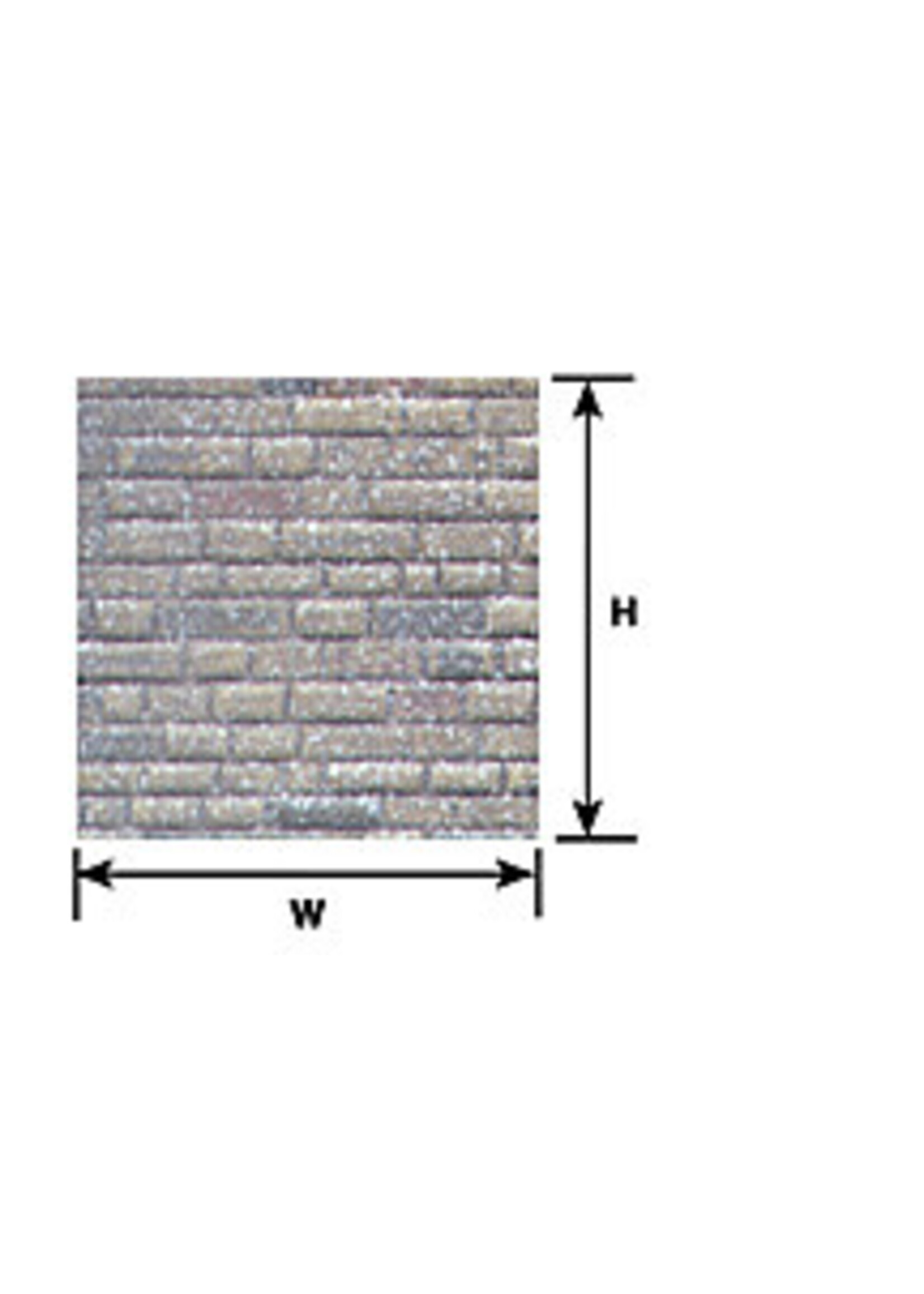 Plastruct PLA91587 Dressed Stone/Block Sheet