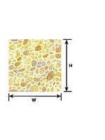 Plastruct PLA91588 Random Polished Stone Sheet