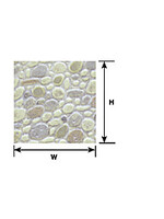 Plastruct PLA91589 Random Polished Stone Sheet