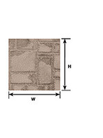 Plastruct PLA91593 Patio Stone Sheet