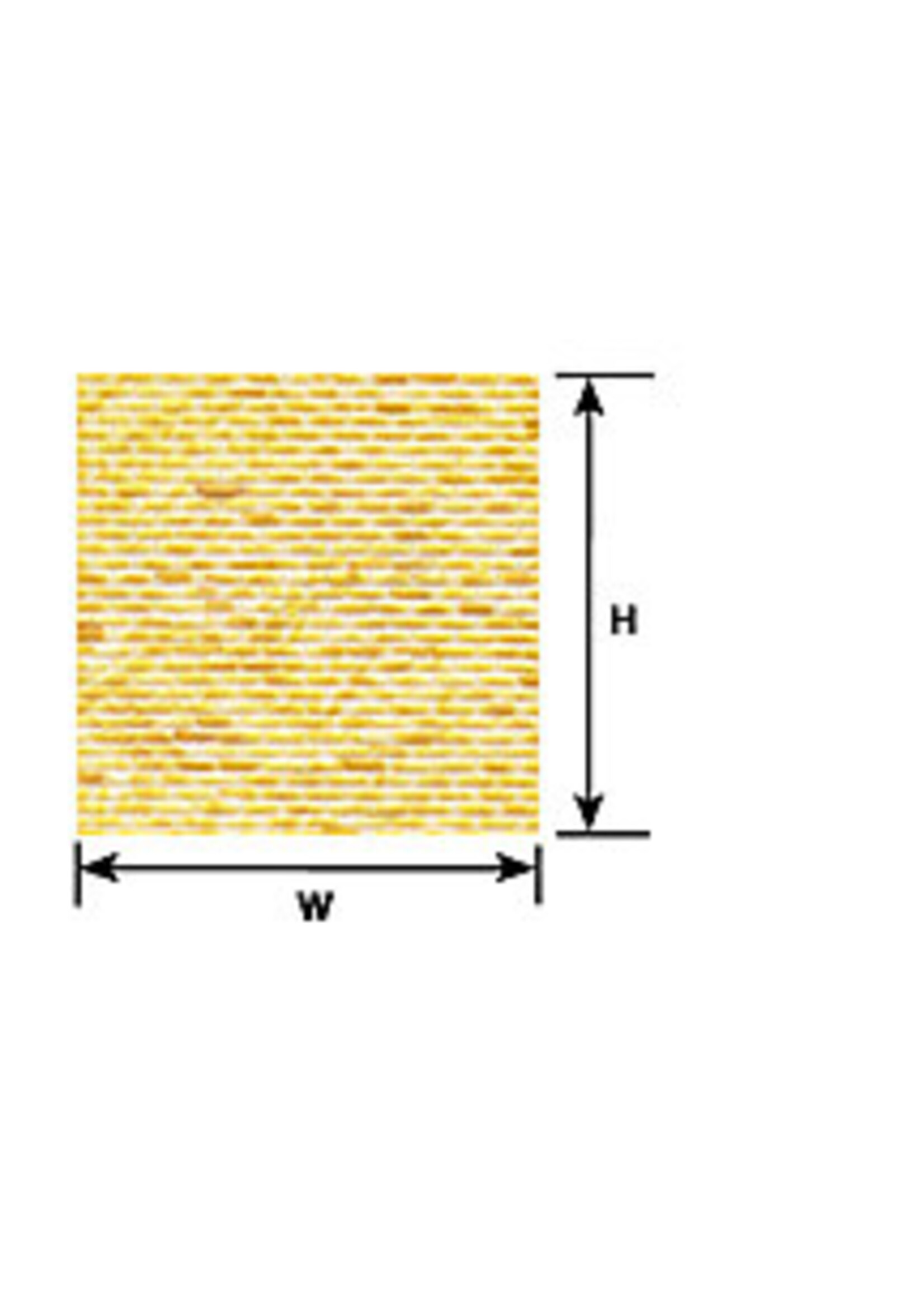 Plastruct PLA91605 HO Scale Rough Brick Sheet