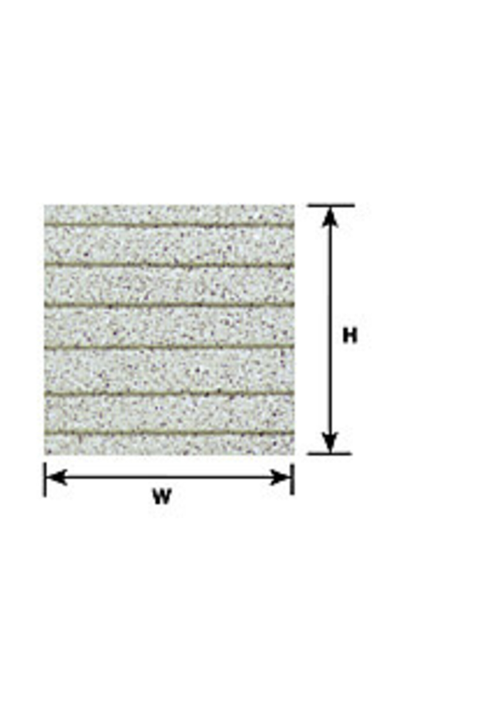 Plastruct PLA91633 Spanish Tile Sheet