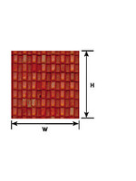 Plastruct PLA91637 Spanish Tile Sheet