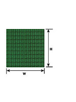 Plastruct PLA91665 Ridged Clay Tile Sheet