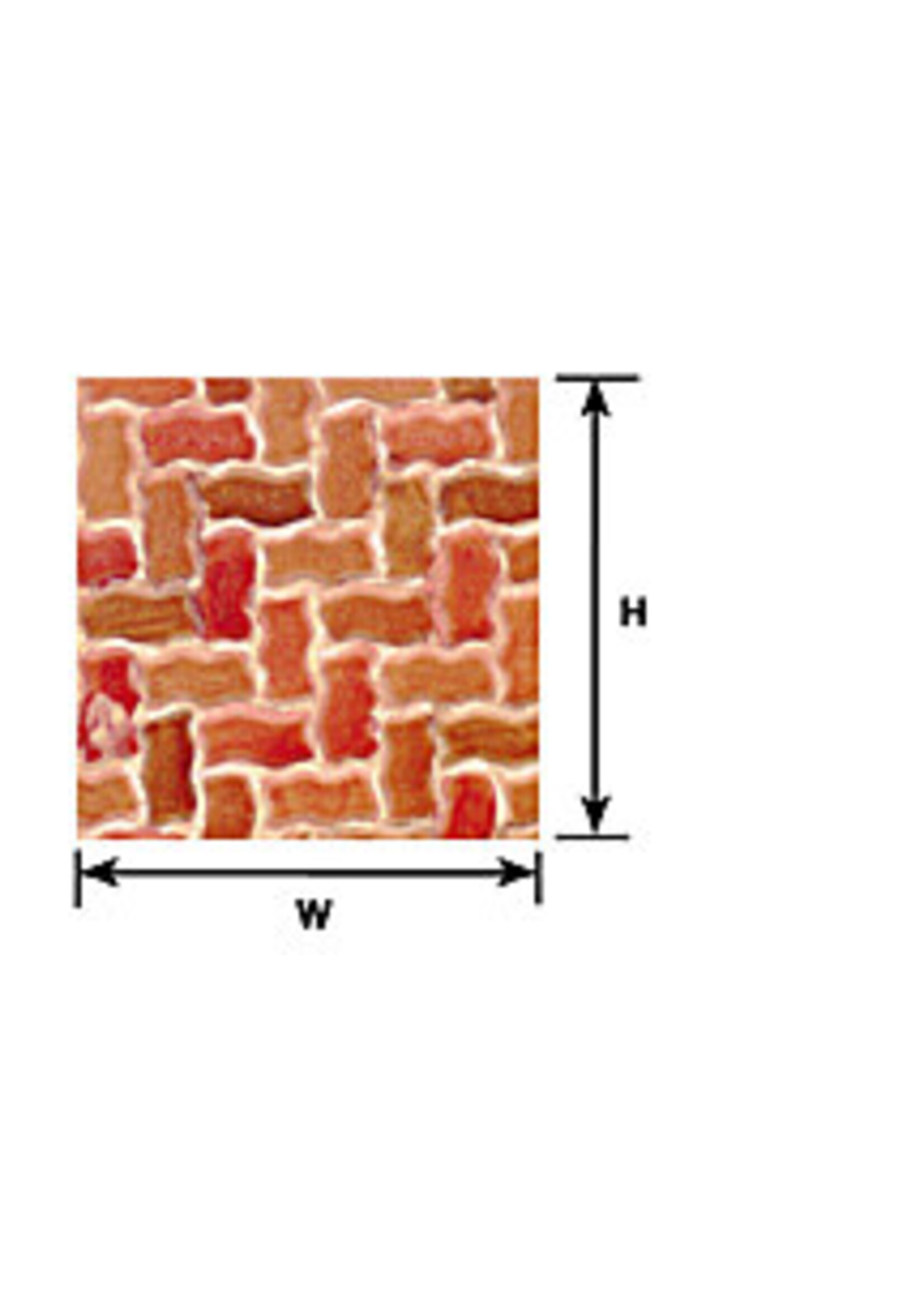 Plastruct PLA91672 Interlocking Paving Sheet