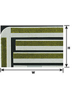 Plastruct PLA91690 Curb & Sidwalk Sheet