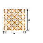 Plastruct PLA91861 Brown Square Tile (2pc)