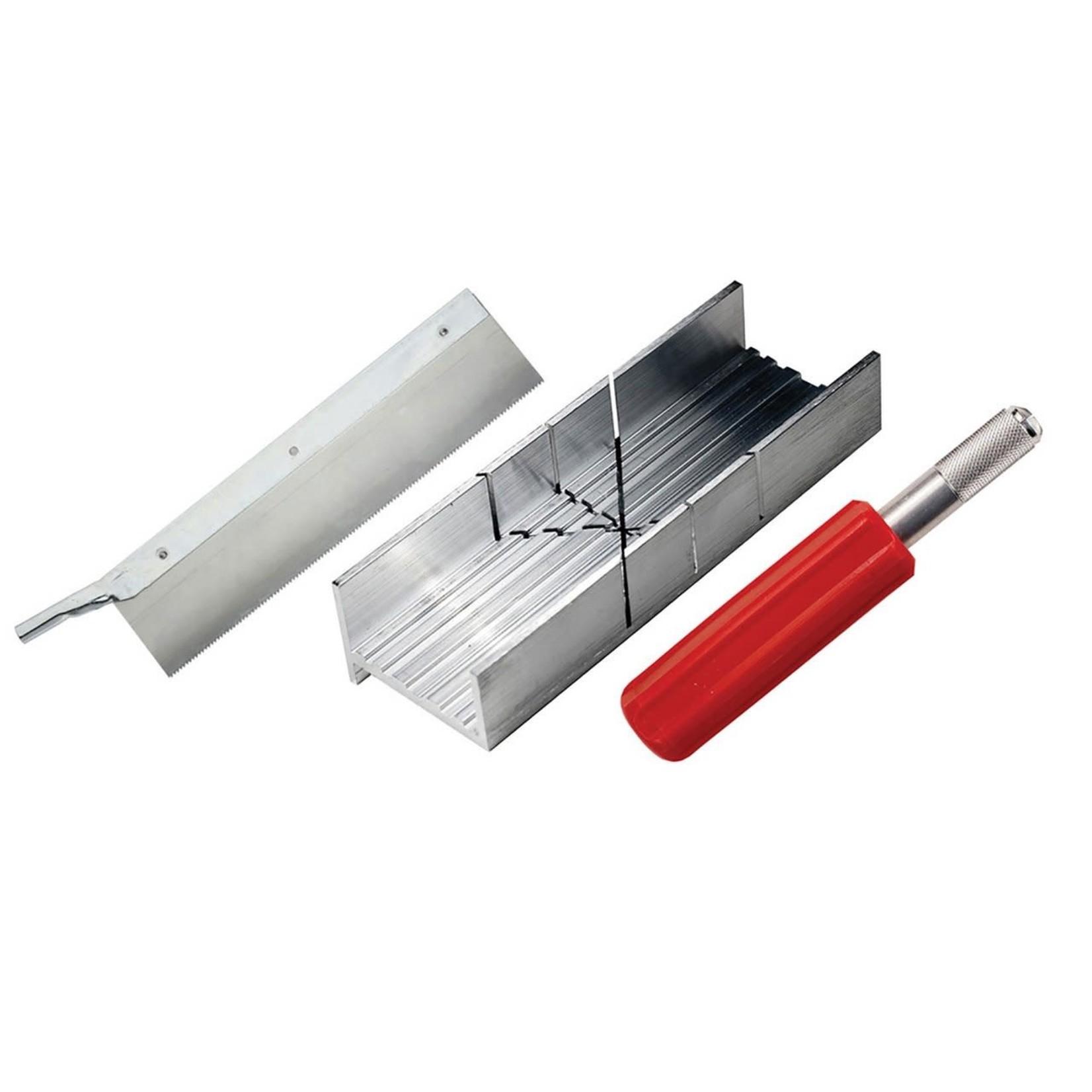 Excel EXC55666 #5 Knife Handle & Saw Blade & Aluminium Mitre Box