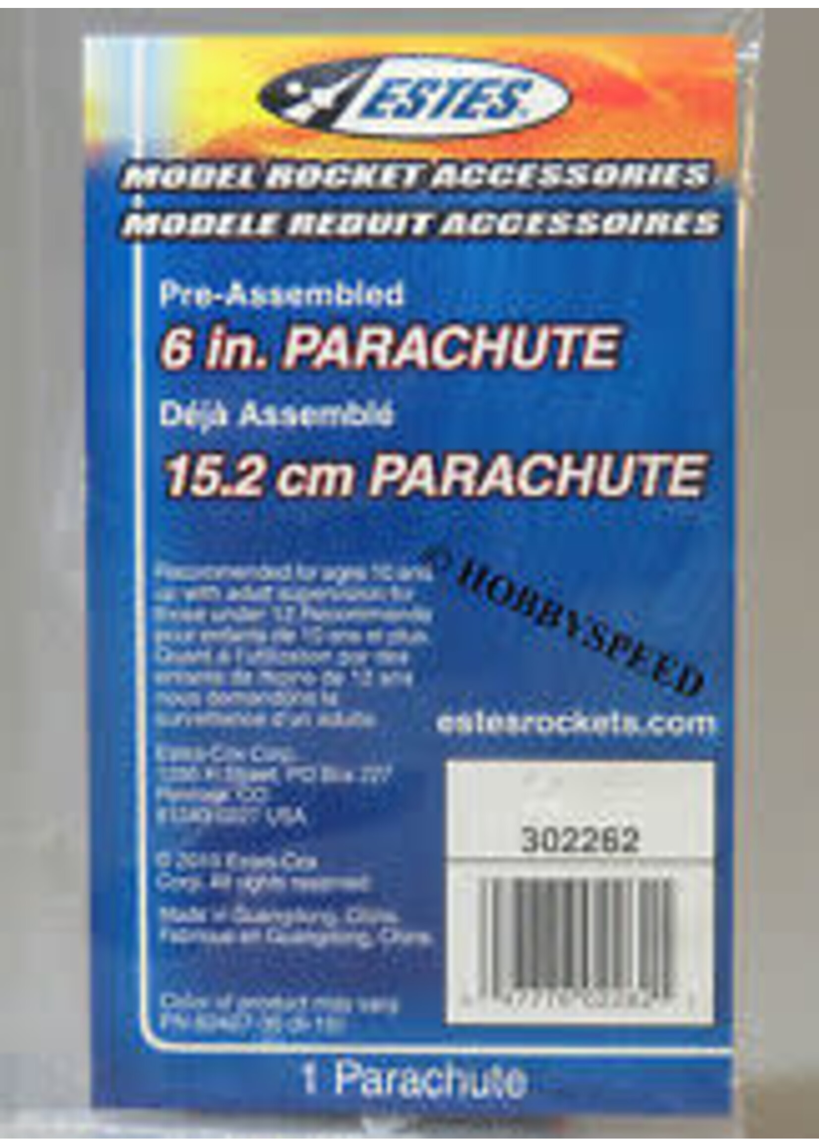 Estes ***EST2262 6 in Parachute