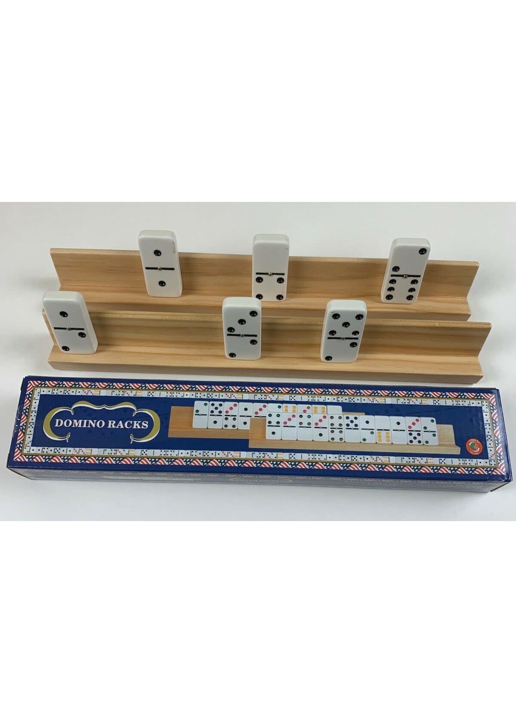 Dominoes Wooden Tile Holder 13.5'' (2pc)