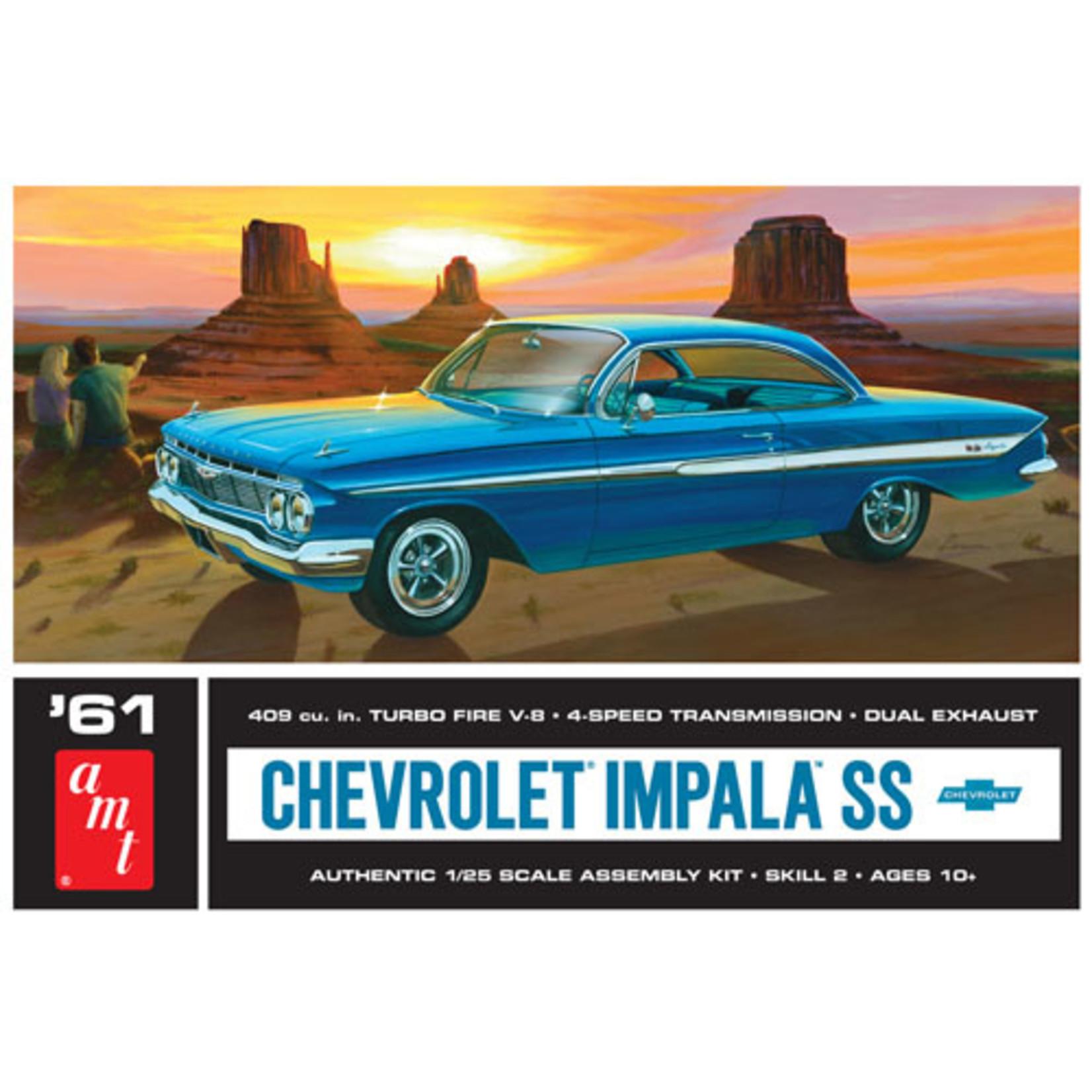 AMT AMT1013 1961 Chevy Impala SS (1/25)