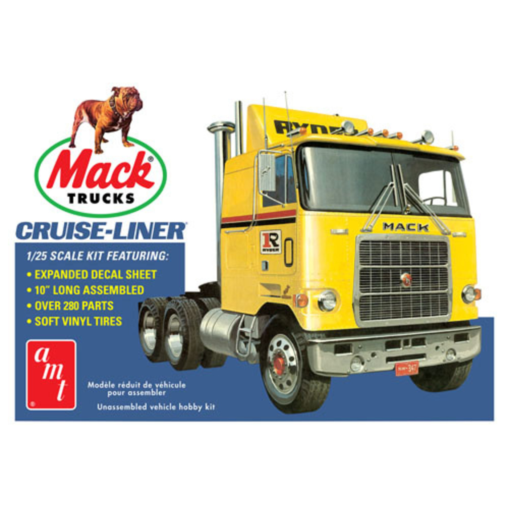 AMT AMT1062 Mack Cruiser Liner Semi-Tractor