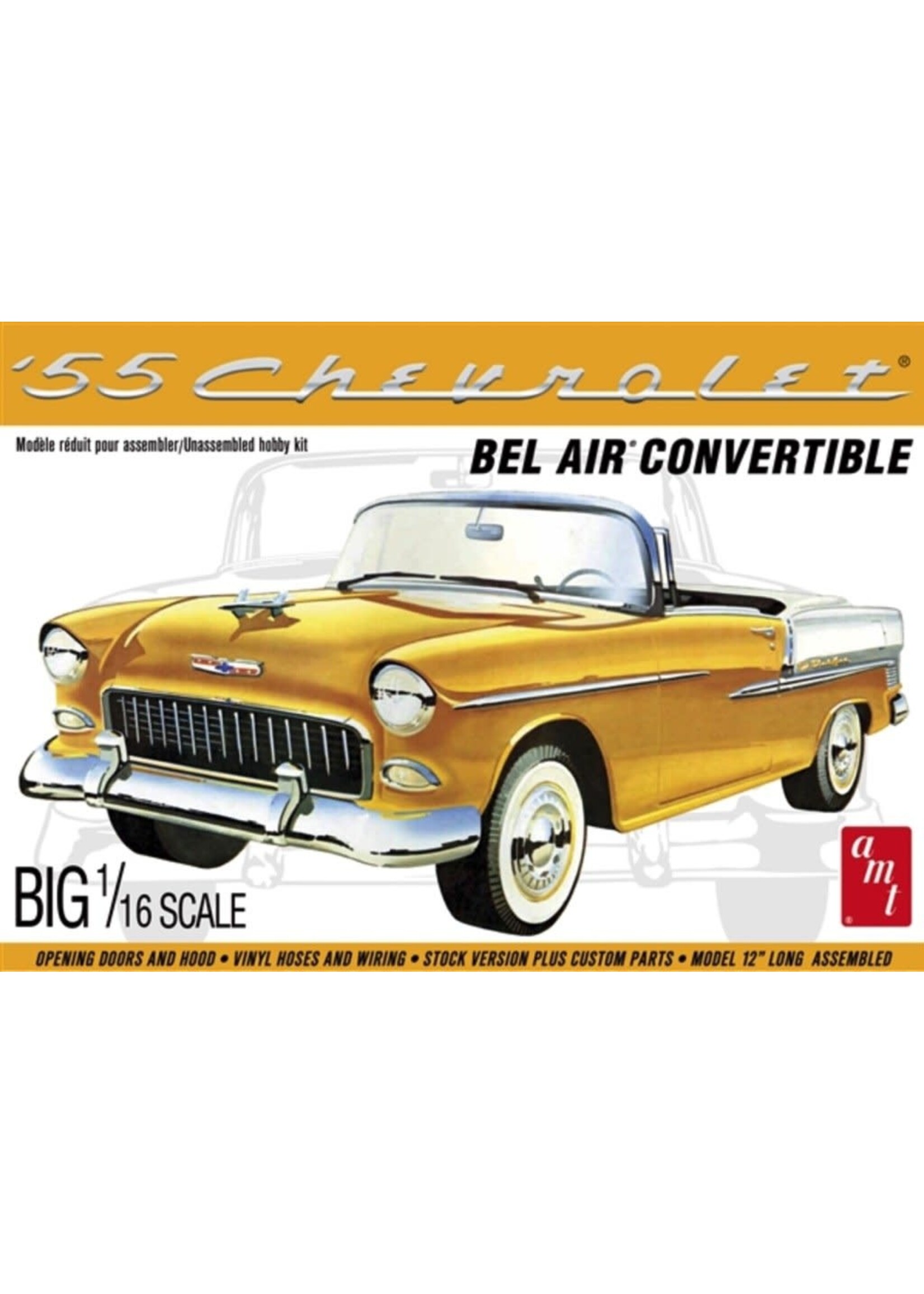 AMT AMT1134 1955 Chevy Bel Air Convertable (1/16)