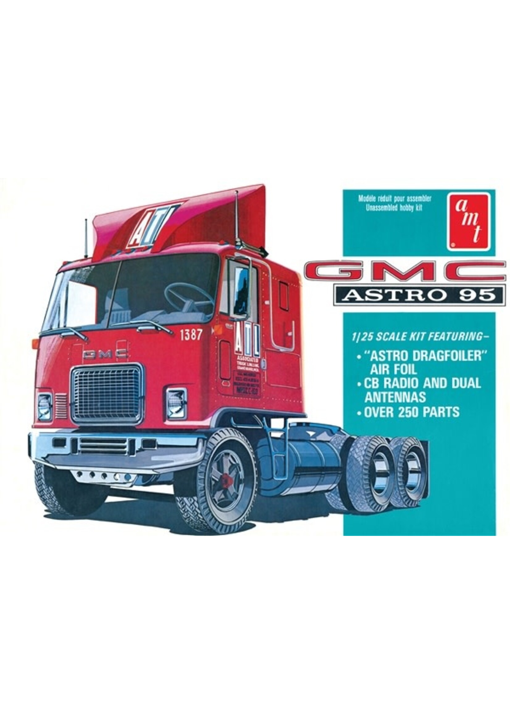 AMT AMT1140 GMC Astro 95 Semi Tractor (1/25)