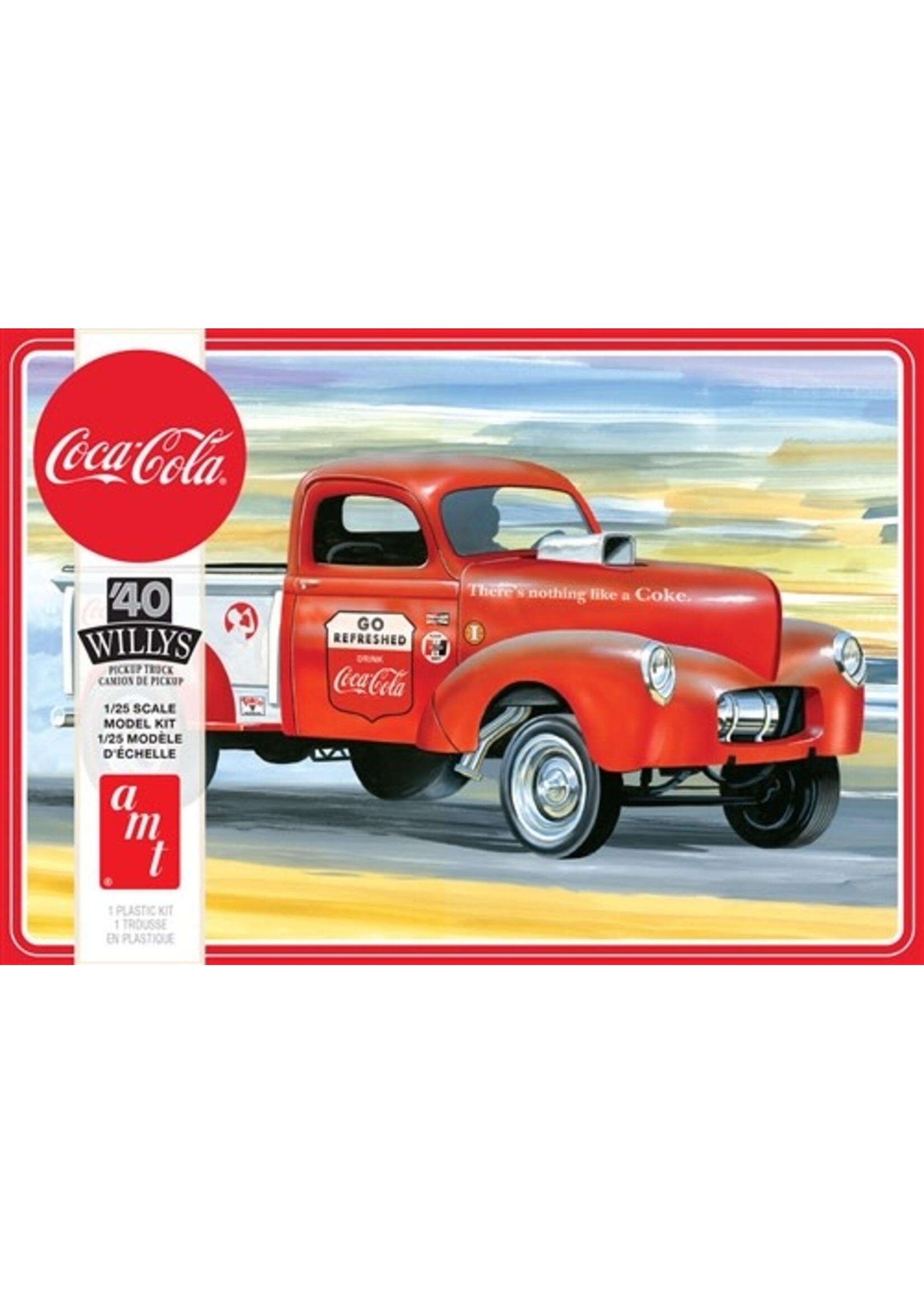AMT ***AMT1145 1940 Willys Pickup Gasser Coca Cola (1/25)