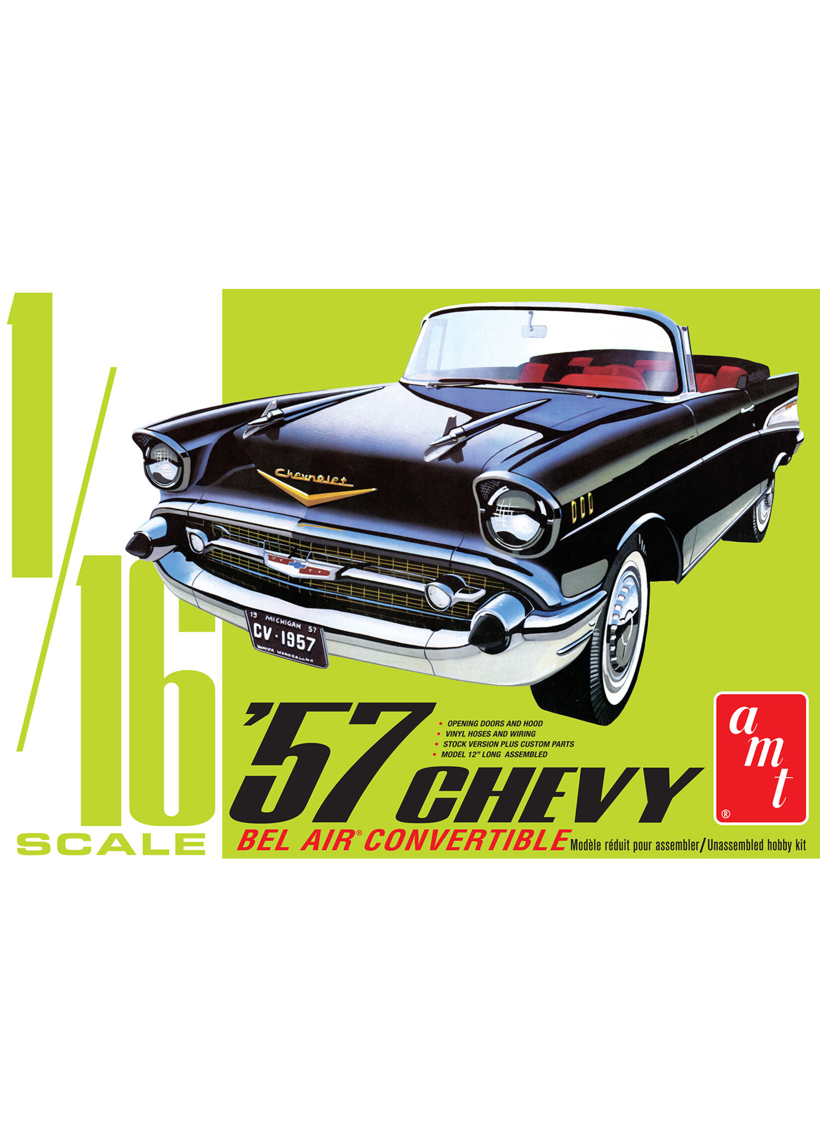 AMT AMT1159 1957 Chevy Bel Air Convertible (1/16)