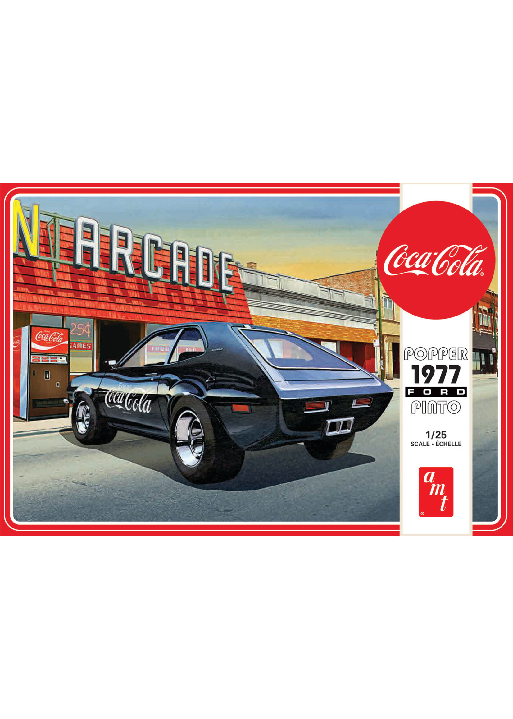 AMT AMT1166M Popper 1977 Ford Pinto W/ Coke Machine (1/25)