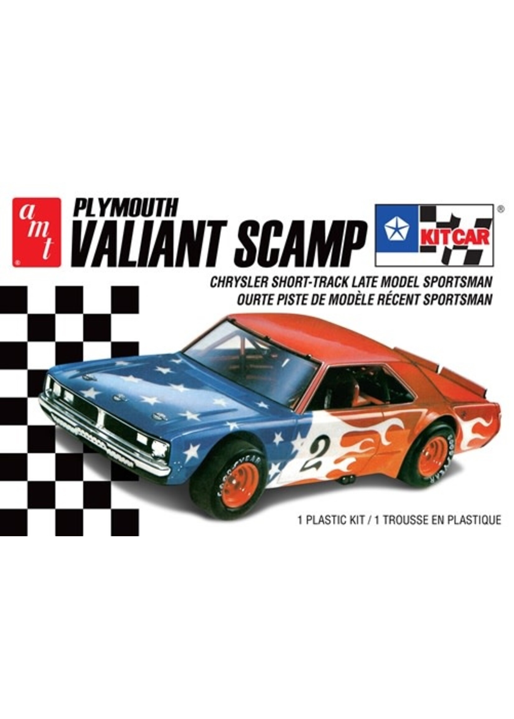 AMT AMT1171M Plymouth Valiant Scamp Kit Car 2T (1/25)