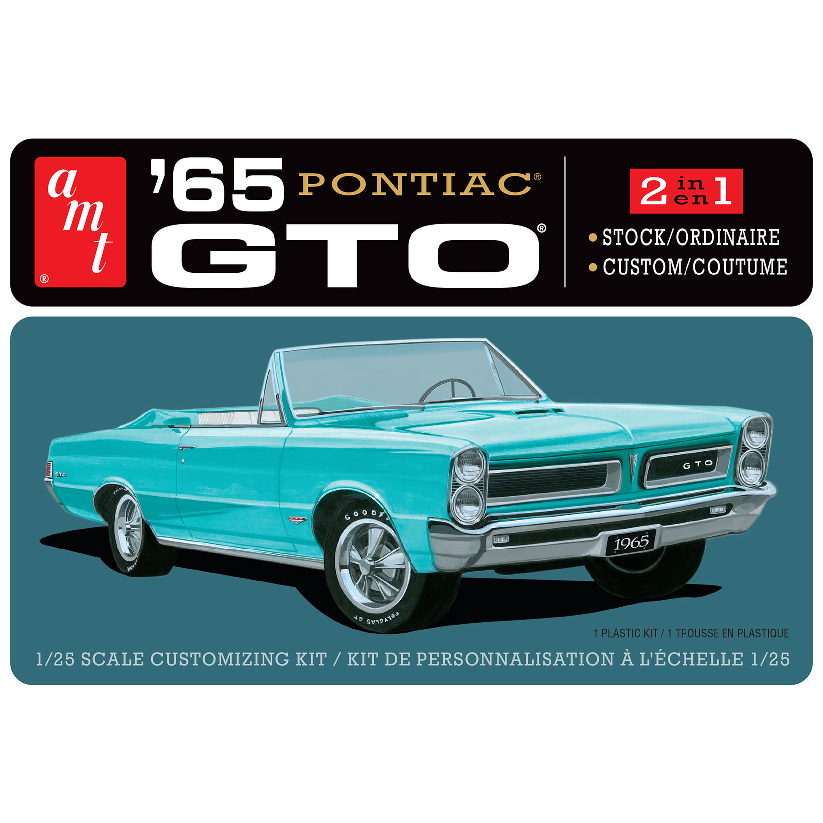 AMT AMT1191 1965 Pontiac GTO (1/25)