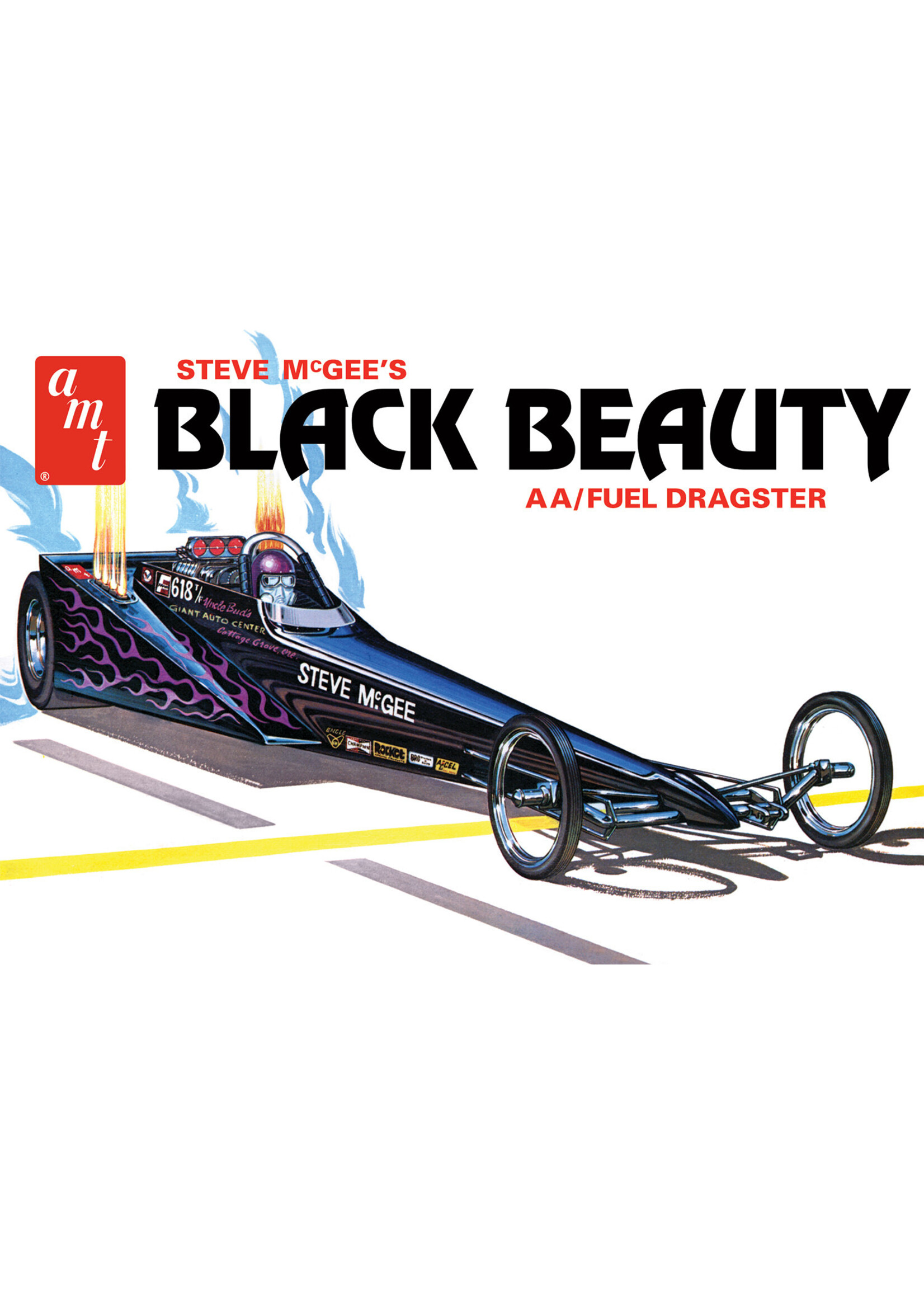 AMT AMT1214 Steve Mcgee Black Beauty Wedge Dragster (1/25)