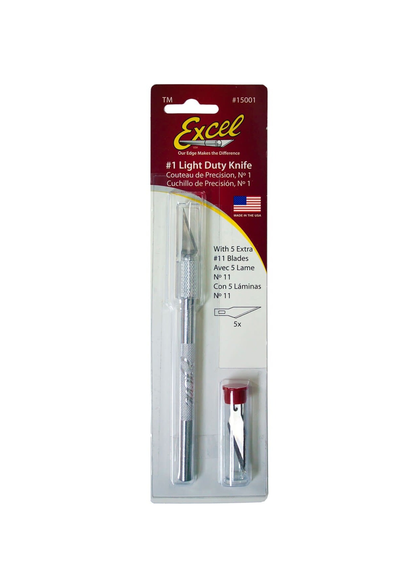 Excel EXC19001 Lite Duty Knife with 5 Assorted Blades