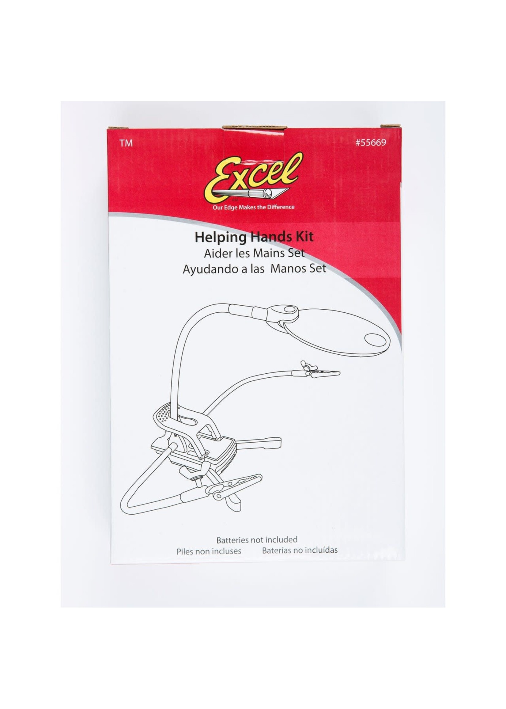 Excel ***EXC55669 Flexhead Extra Hands with LED Magnifier