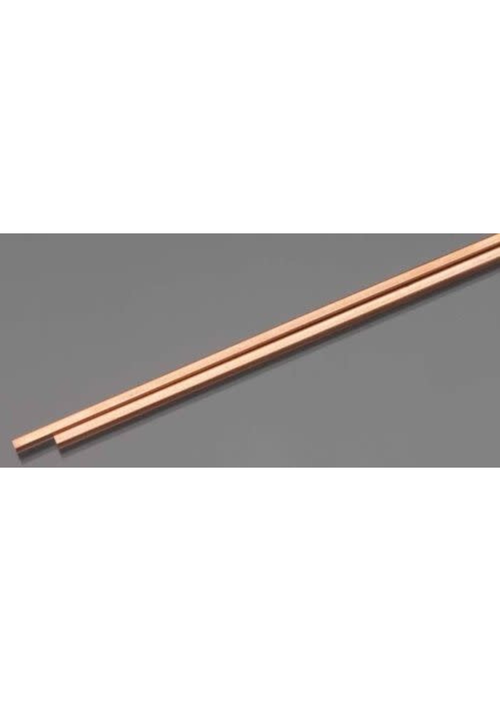 K&S Metals KSE5090 1/8 Square Copper Tube (2pc)