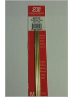 K&S Metals KSE8126 3/32 OD Round Brass Tube (3pc)