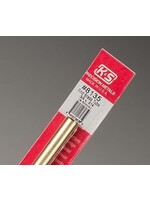 K&S Metals KSE8135 3/8 OD Round Brass Tube (1pc)