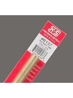 K&S Metals KSE8137 7/16 Round Brass Tube