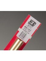 K&S Metals KSE8142 19/32" OD Round Brass Tube (1pc)