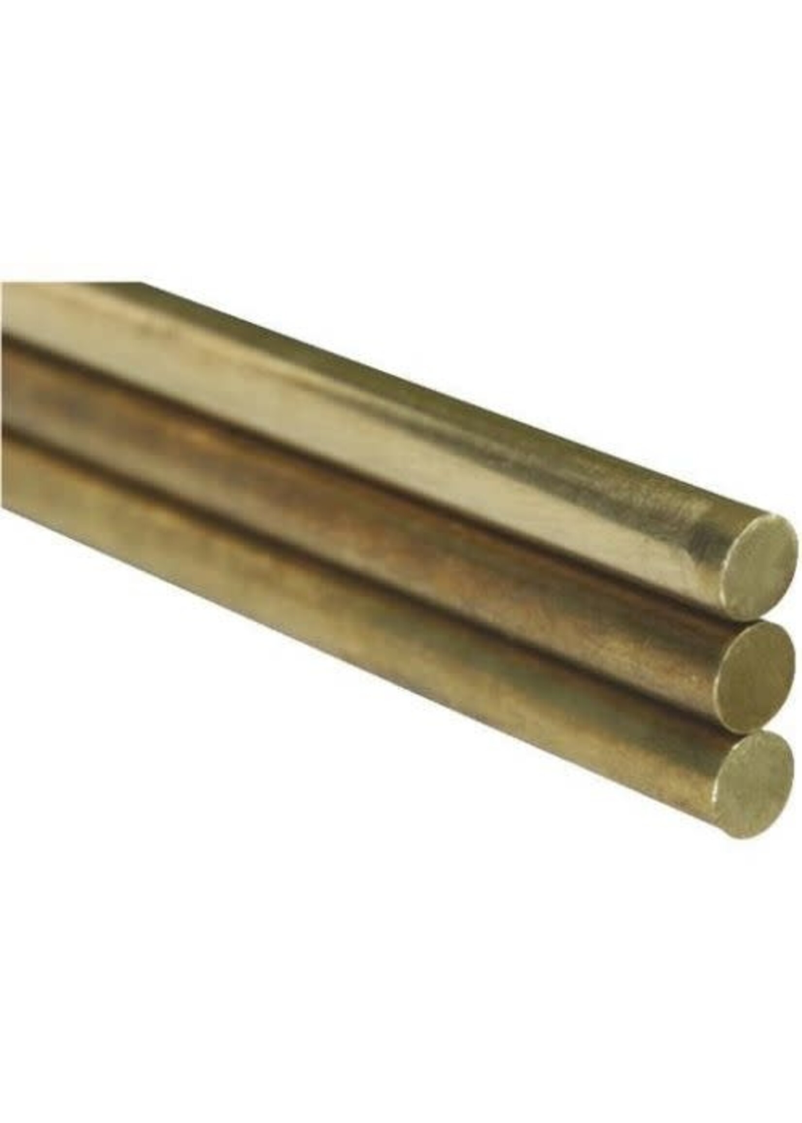 K&S Metals KSE8159 .020 inch Solid Brass Rod (5pc)
