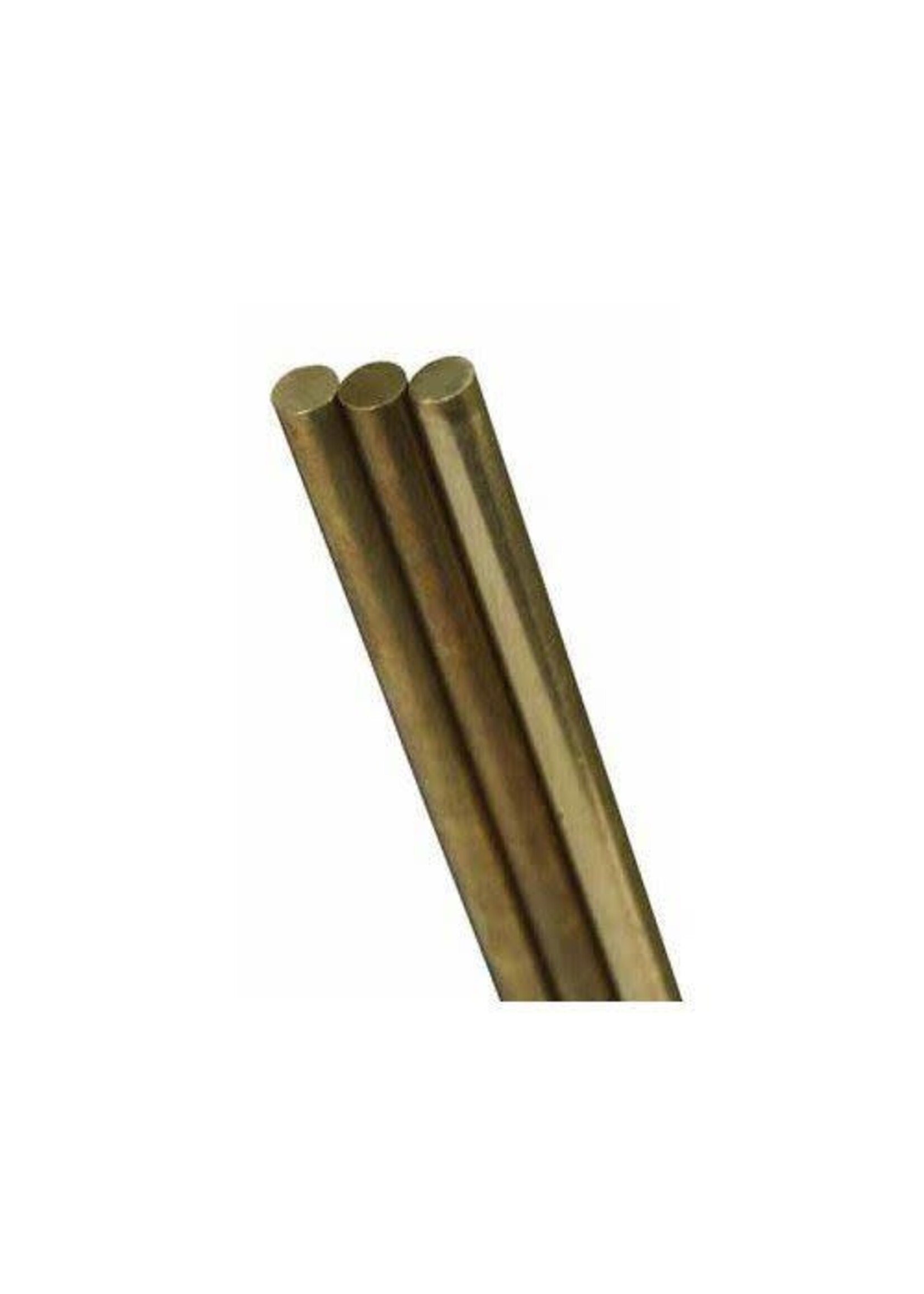 K&S Metals KSE8161 3/64 Solid Brass Rod (4pc)