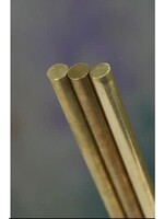K&S Metals KSE8168 .081 Solid Brass Rod (3pc)