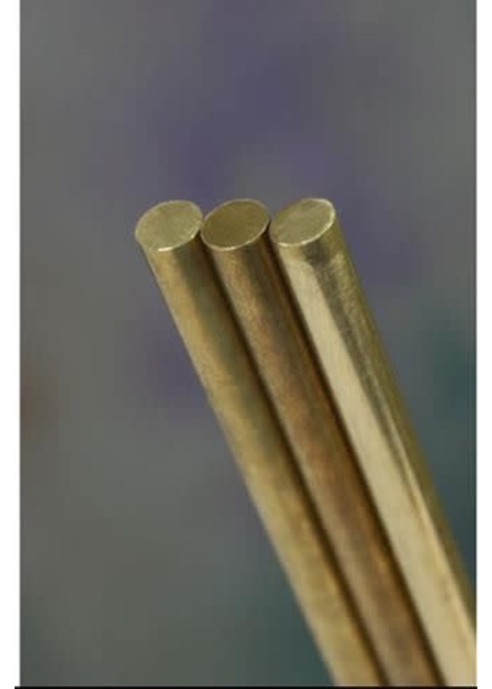 K&S Metals KSE8168 .081 Solid Brass Rod (3pc)