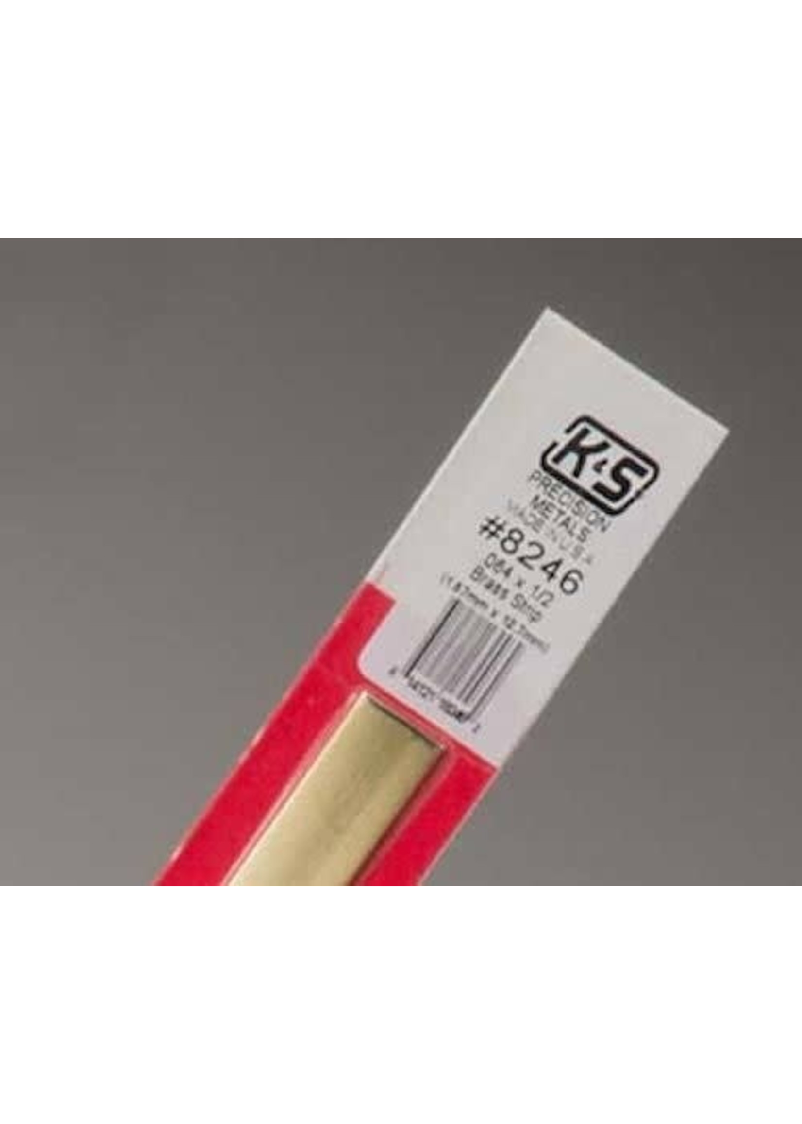 K&S Metals KSE8246 .064x1/2'' Brass Strip