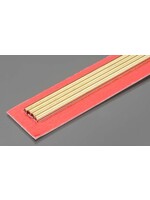 K&S Metals KSE9821 3mm OD Wall Round Brass Tube (4pc)