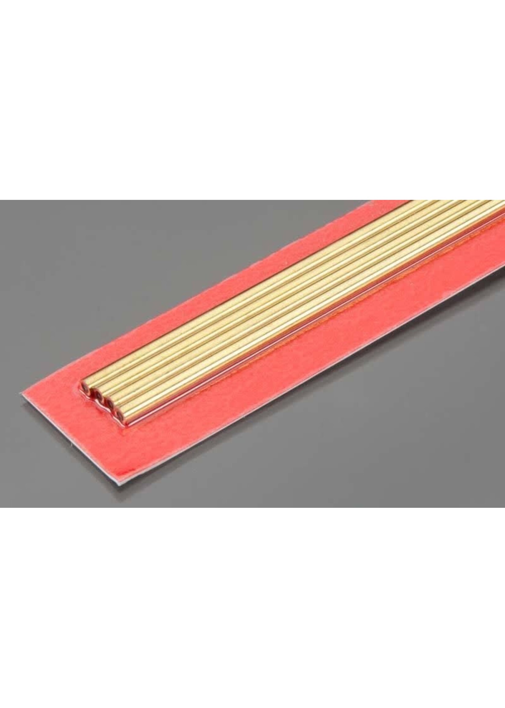 K&S Metals KSE9821 3mm OD Wall Round Brass Tube (4pc)