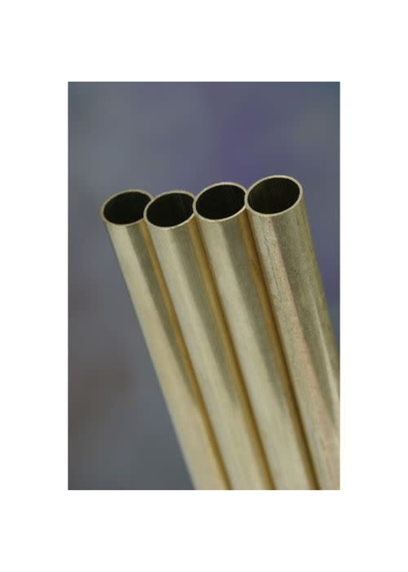 K&S Metals KSE9827 9mm OD Wall Round Brass Tube (1pc)