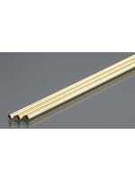 K&S Metals KSE9833 2.5mm OD Thin Brass Tube