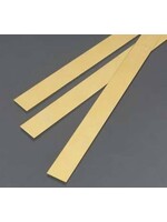 K&S Metals KSE9841 .5x12mm Brass Strip (3pc)